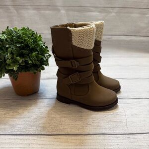 Rachel Shoes - Lil Laney - Tan Buckle Boots